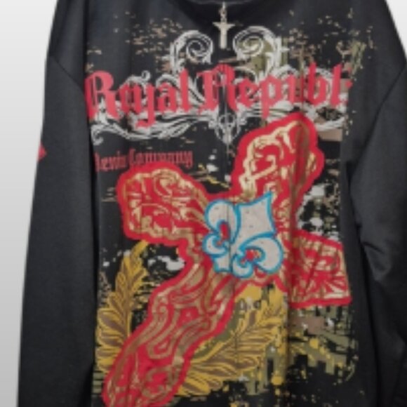 Royal Republic Men's Full Zip Jacket 4X - Picture 3 of 11